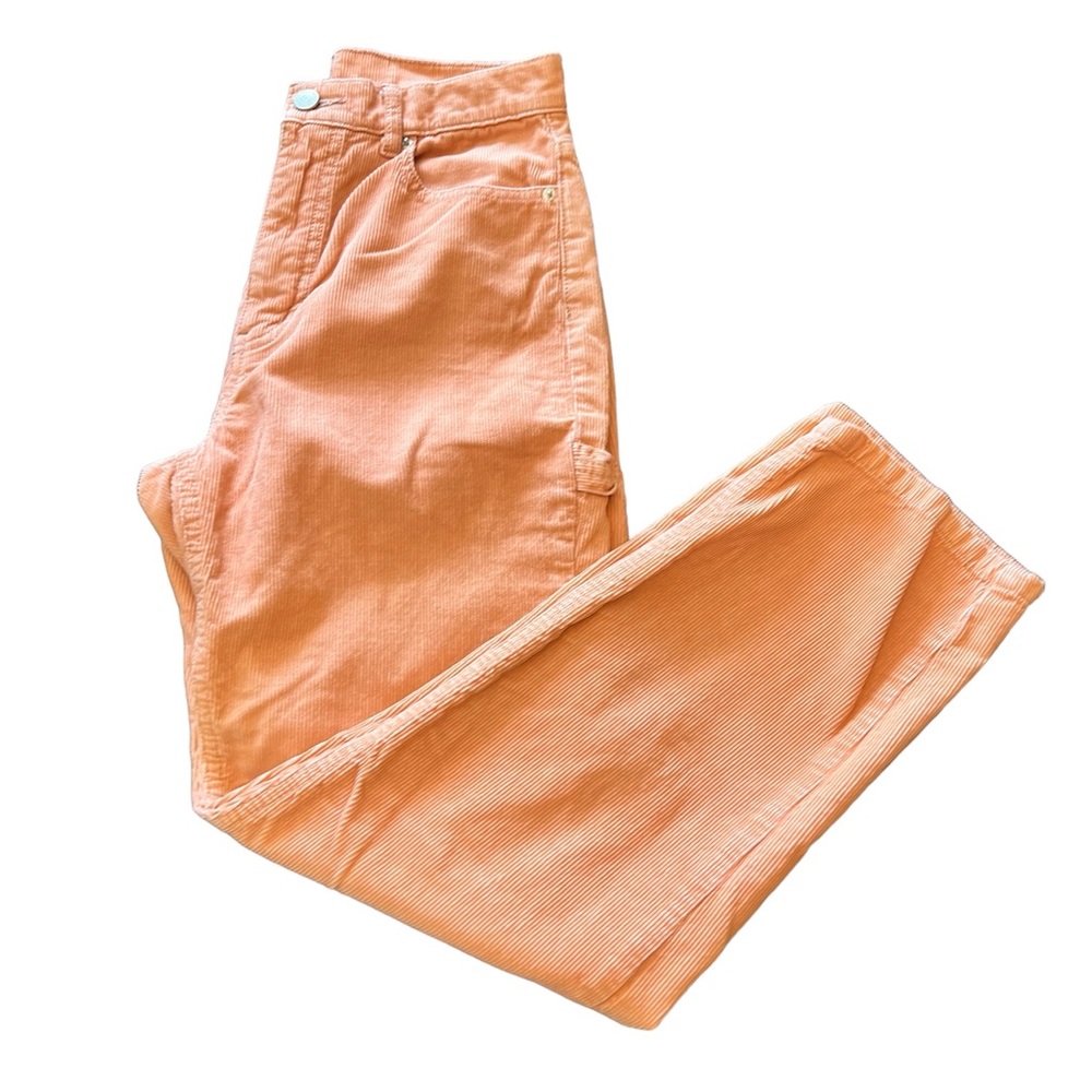 EUC BDG Terracota Colored Corduroy Slim Straight Pants